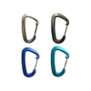 Outdoor Color D Shape Key Ring Snap Hook Metal Aluminium Alloy Carabiner Clips 