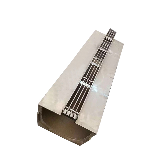 Stainless Steel Slotted Cover Resin Rainwater Drainage Channel Gully Crevice Trench Ditch