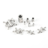 Stainless Steel Wire Rope Clamp Cable Screw Terminal Hand Thread Fitting Fastener Accessories