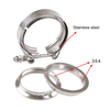 Stainless Steel 304 Flange Turbo V Band Hose Clamp