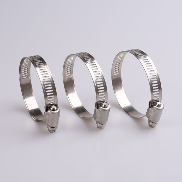 Adjustable Stainless Steel Reinforced Strength American Type Worm Drive Hose Clamp Pipe