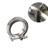 Quick Release T Bolt V Band Exhaust Clamps And Flanges Kit for Exhaust Pipe