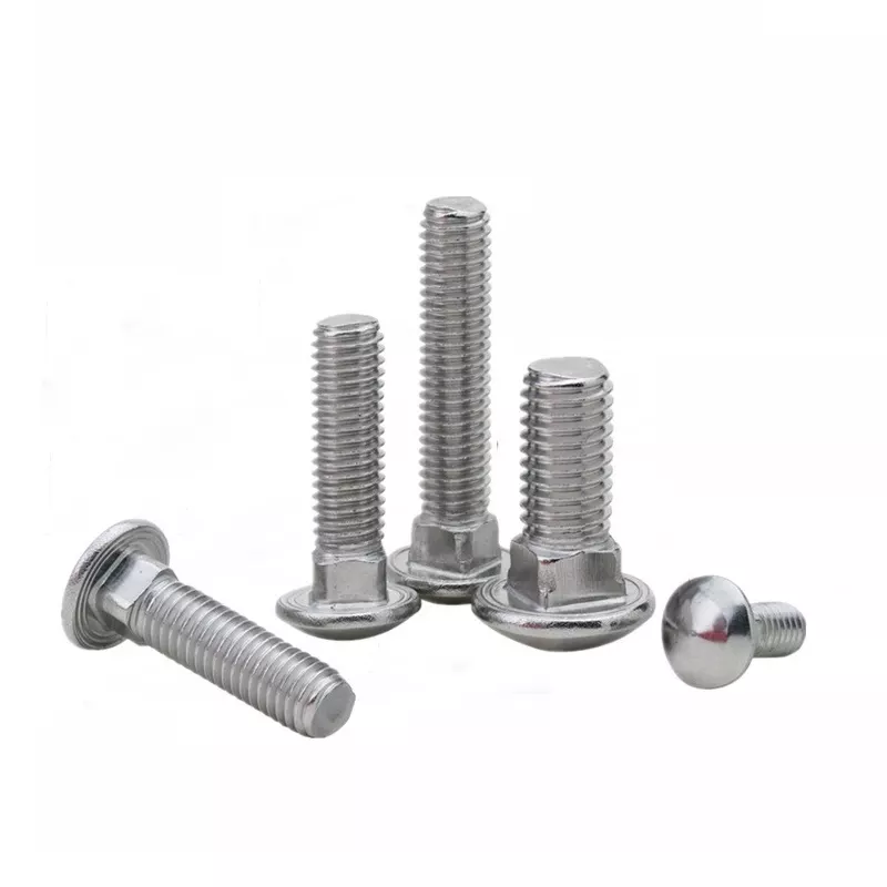 Fasteners Carriage Bolt Flat Head Square Neck Galvanized Carriage Bolt And Nut
