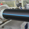 Chinese Black with Bule Line Large Diameter 10 inch Plastic HDPE PE Flexible Water Supply Pipe
