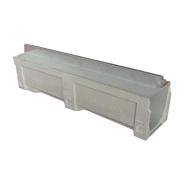 Resin Geosynthetic Concrete Durable Gutter Crack Drain Channel Drainage Rainwater Drainage Ditch High-density Plastic Building Materials 