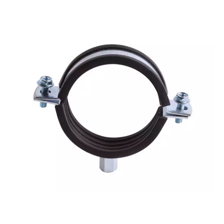 Supplier Direct Supply Stainless Steel Ventilation Clamps Large Size Hose Clamps with Rubber 
