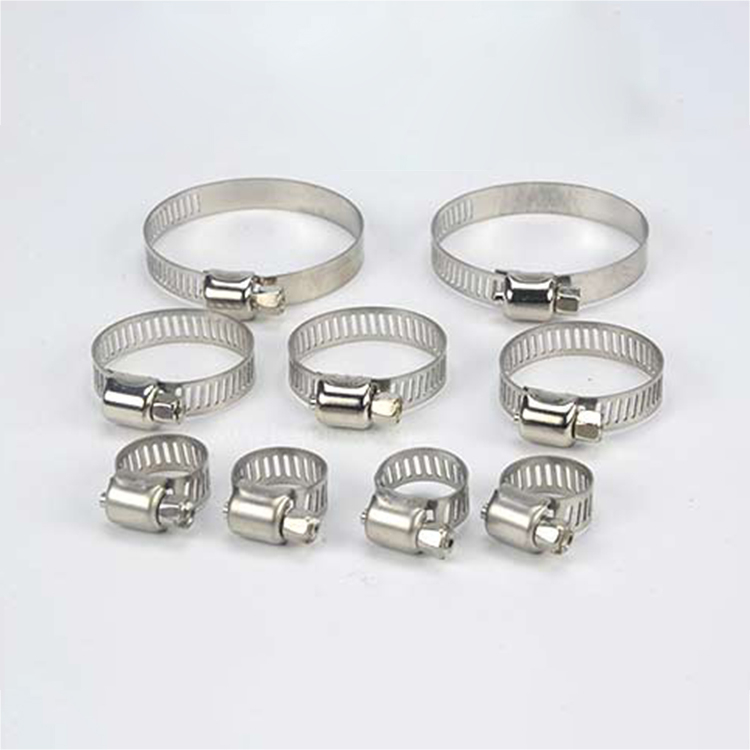 Adjustable Stainless Steel Reinforced Strength American Type Worm Drive Hose Clamp Pipe